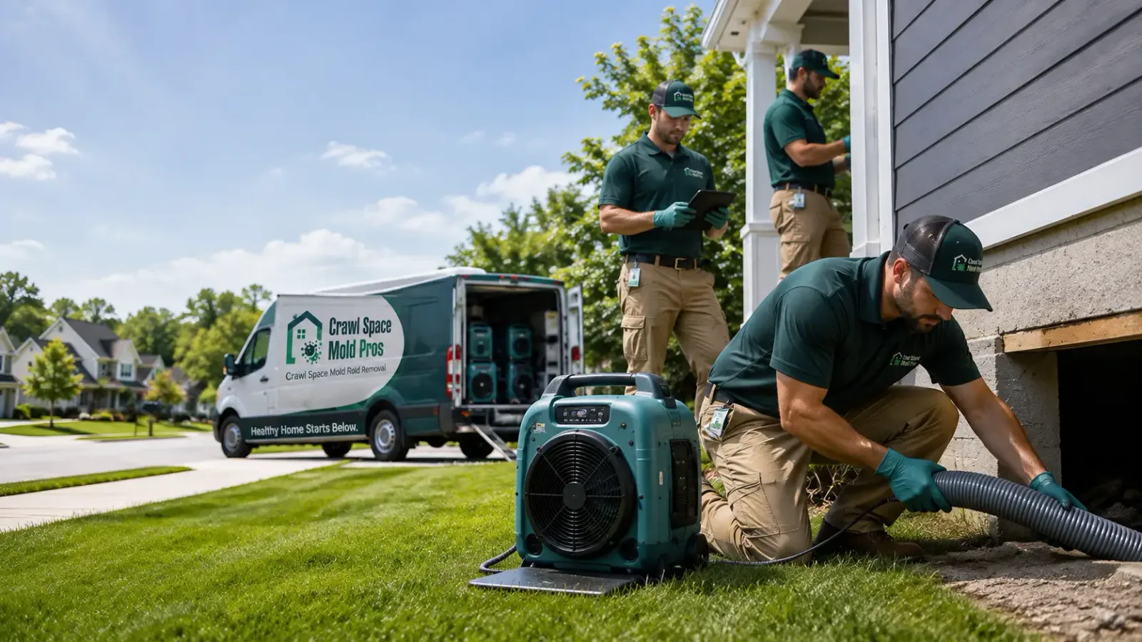 Crawl Space Mold Removal in Pearblossom, CA